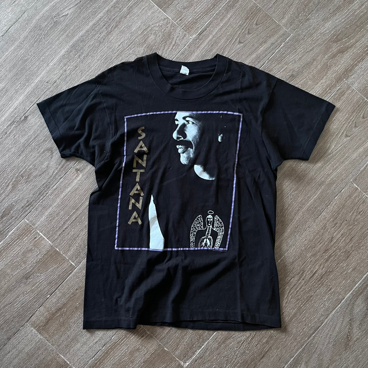 Vintage 1991 Carlos Santana Tour Promo Tee
