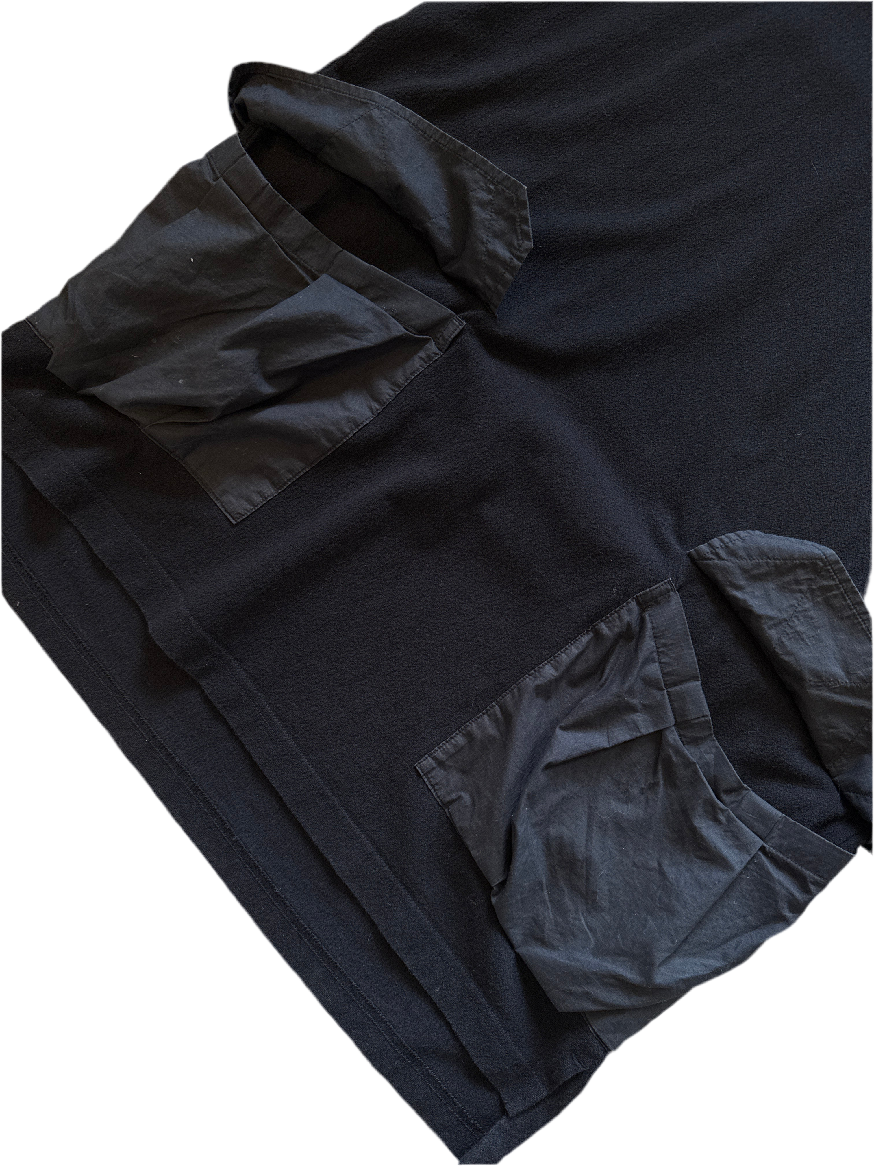 Y-3 Paneled Cotton Jersey Black