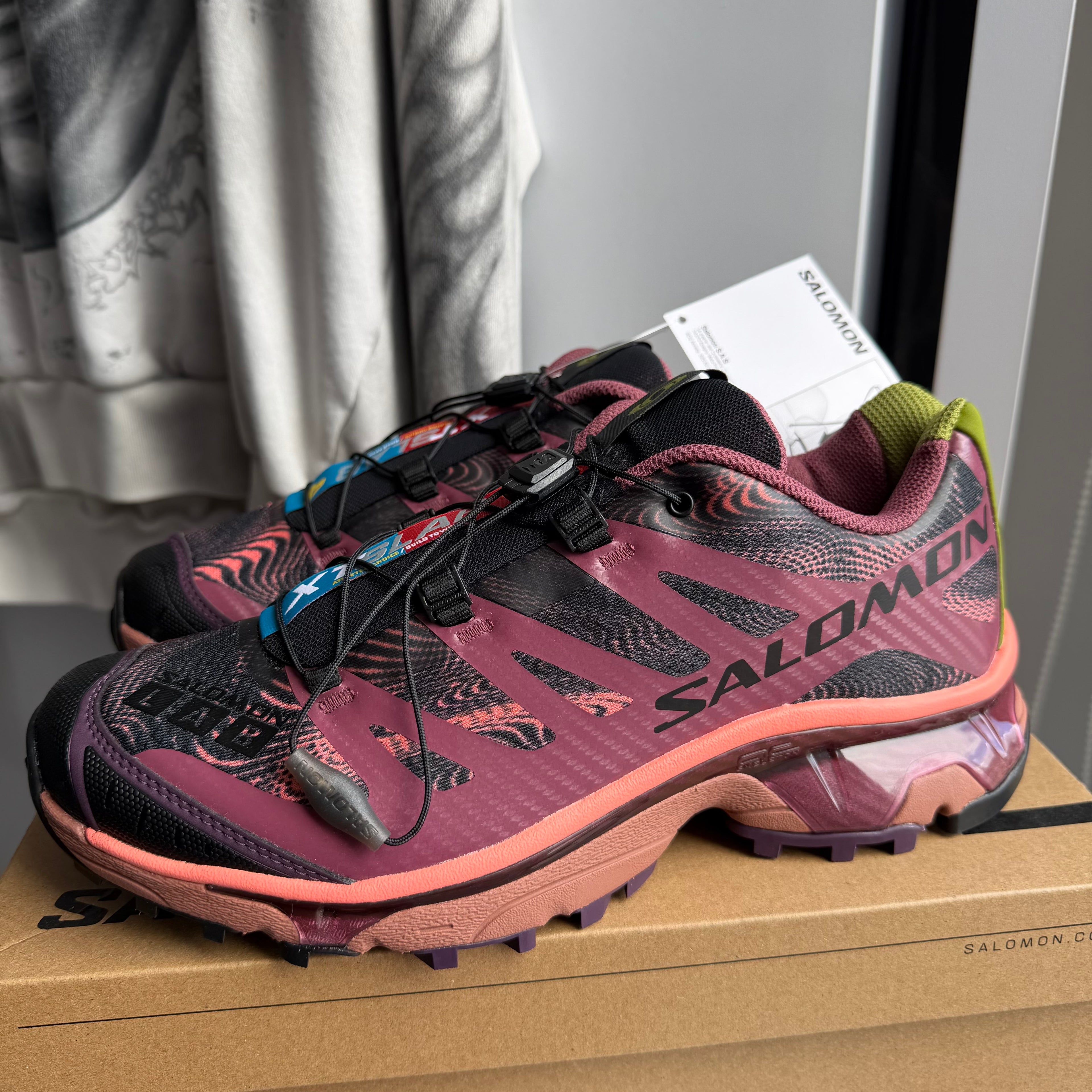 Salomon XT-4 OG Rave At Dawn Nocturne Tawny Port