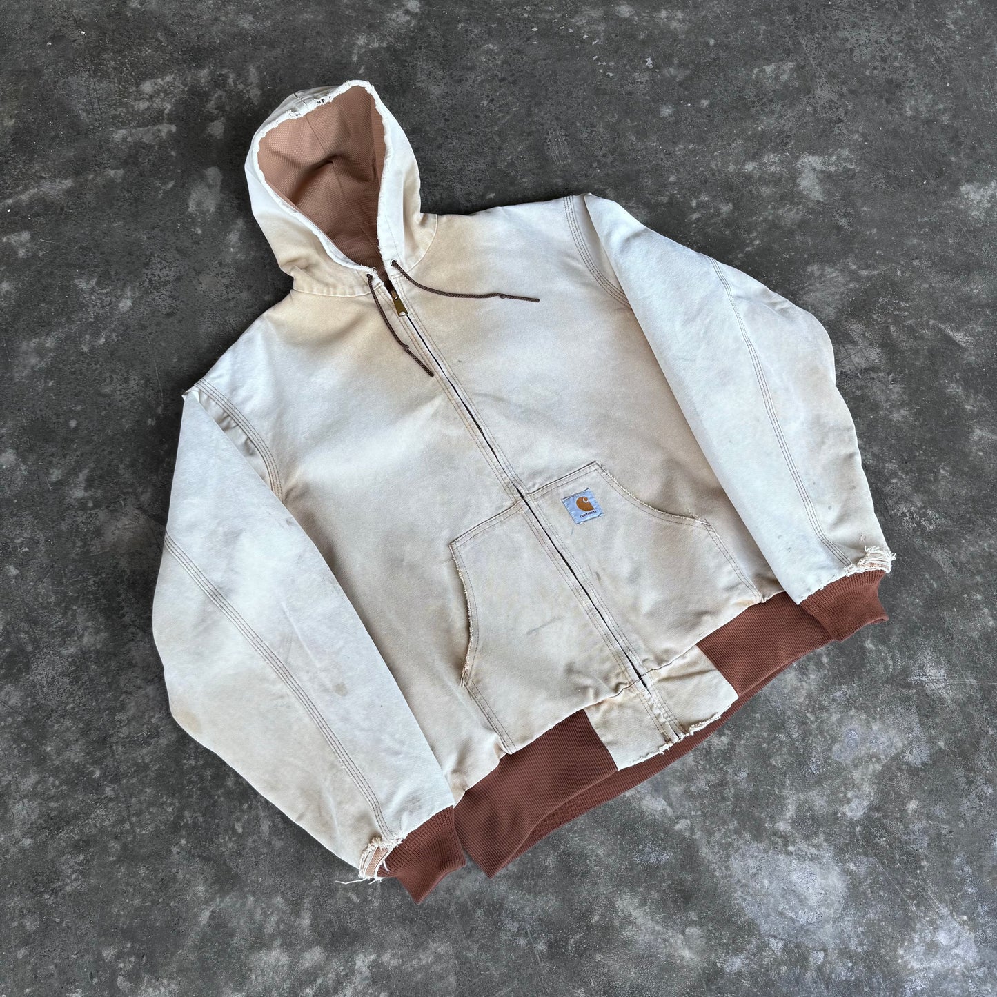 1990s Vintage Carhartt Trashy/Tan Work Jacket