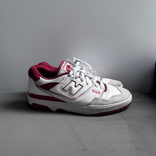 New Balance 550 Sea Salt Burgundy