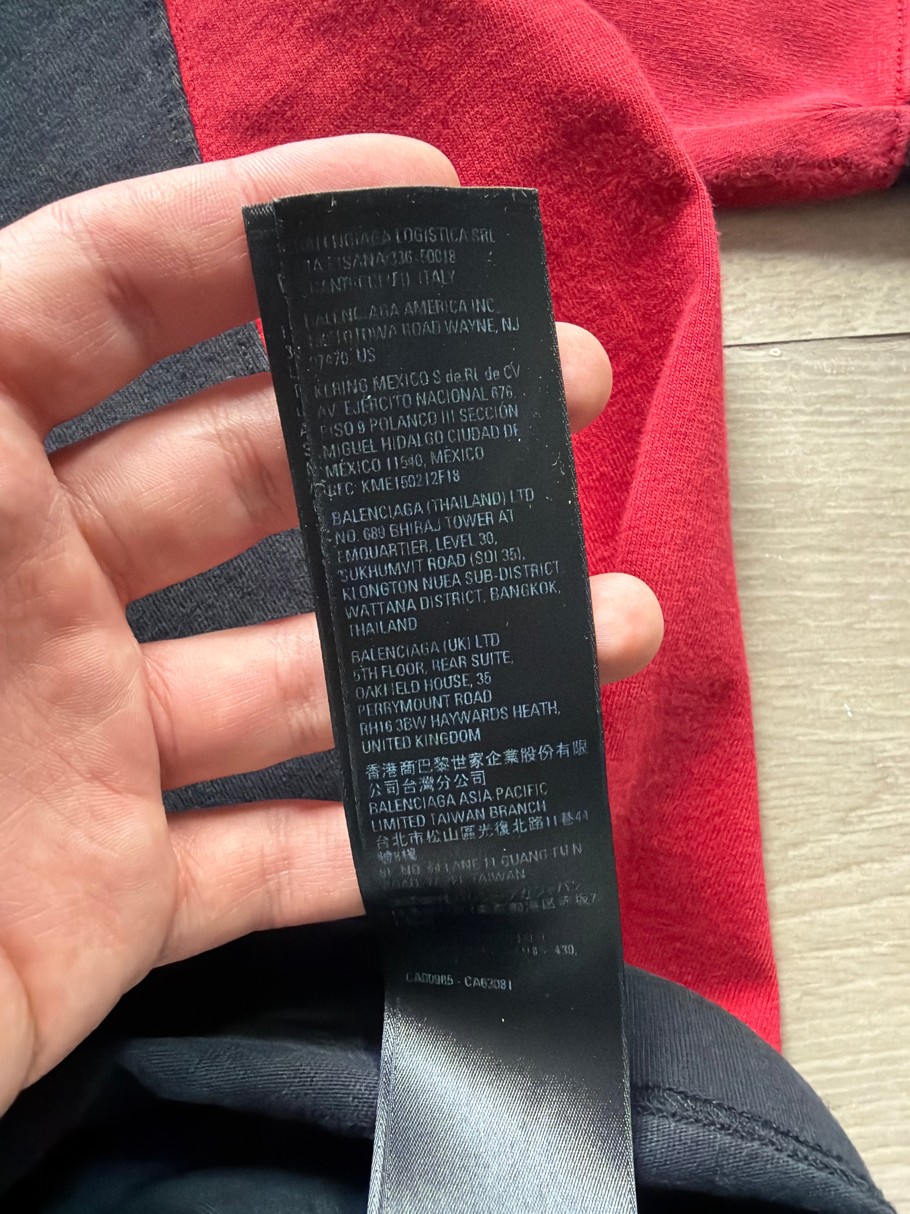 Balenciaga x Adidas Medium Fit Tee Black