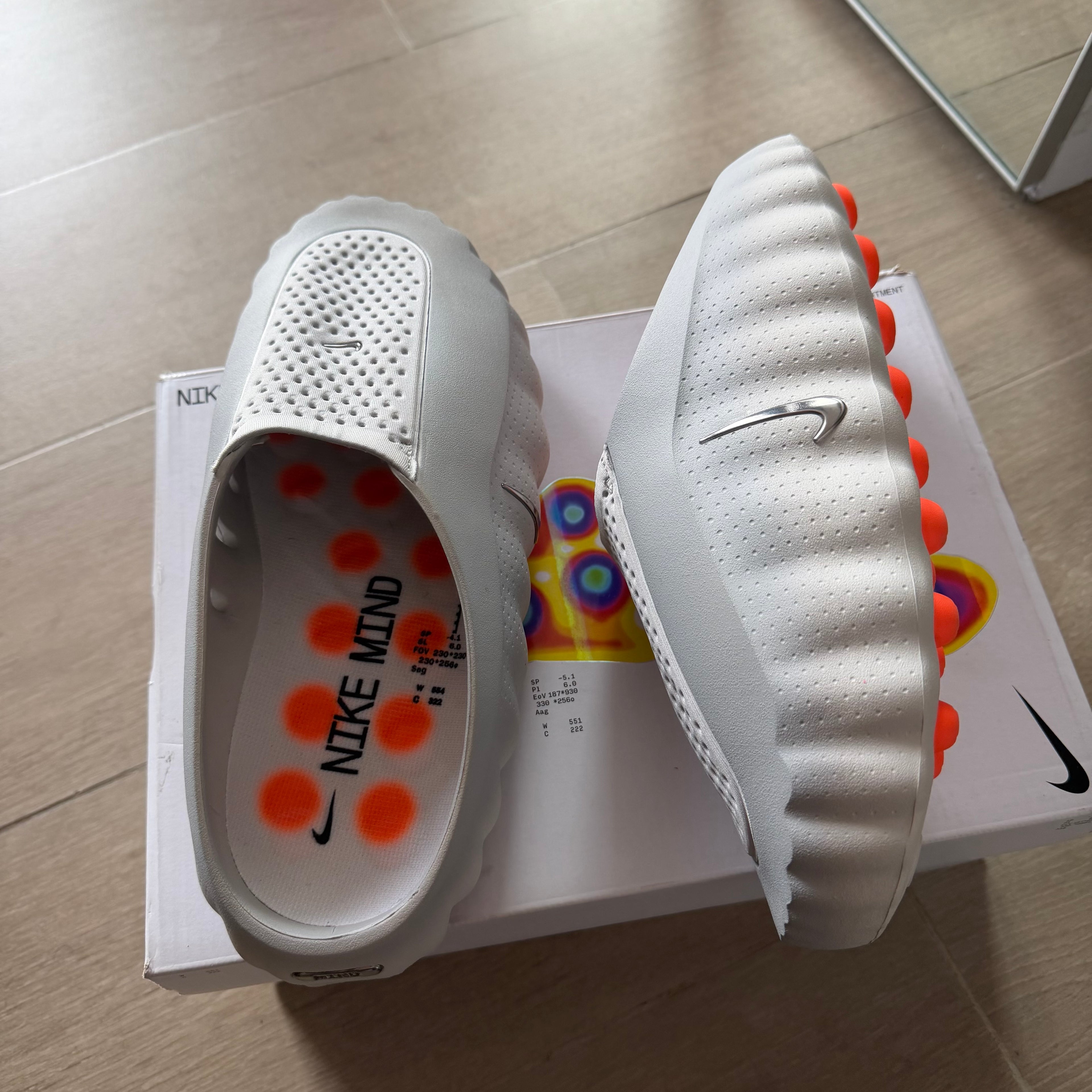 Nike Mind 001 Slide Light Smoke Grey (8.5)