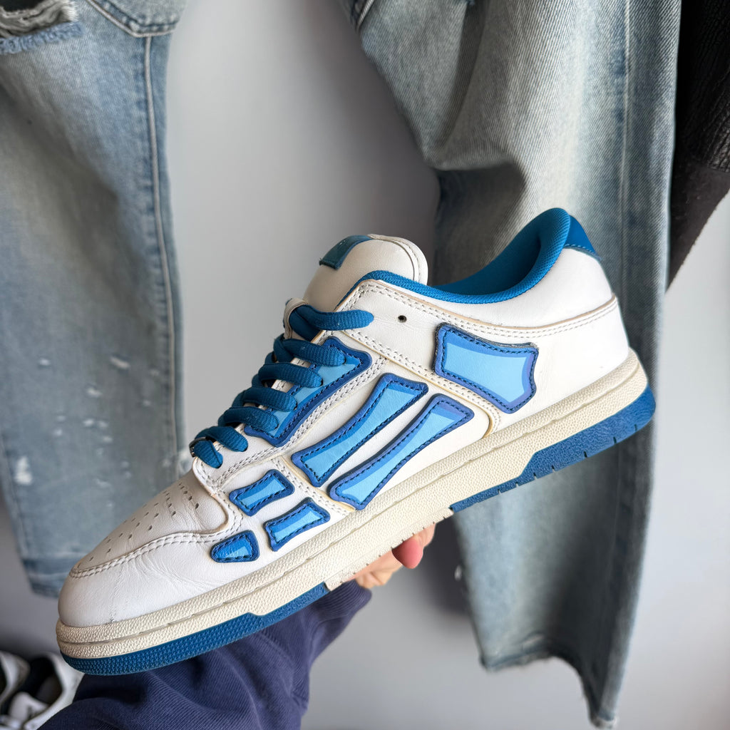 Amiri Skel Top Low White/Blue (41EU)