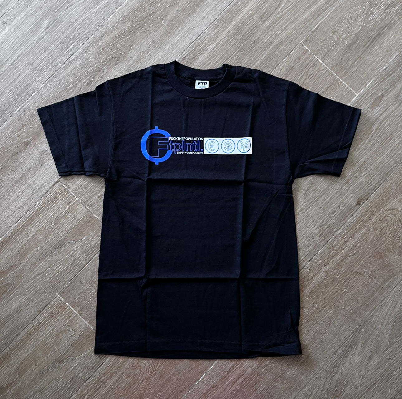 Fuck The Population Currency Tee