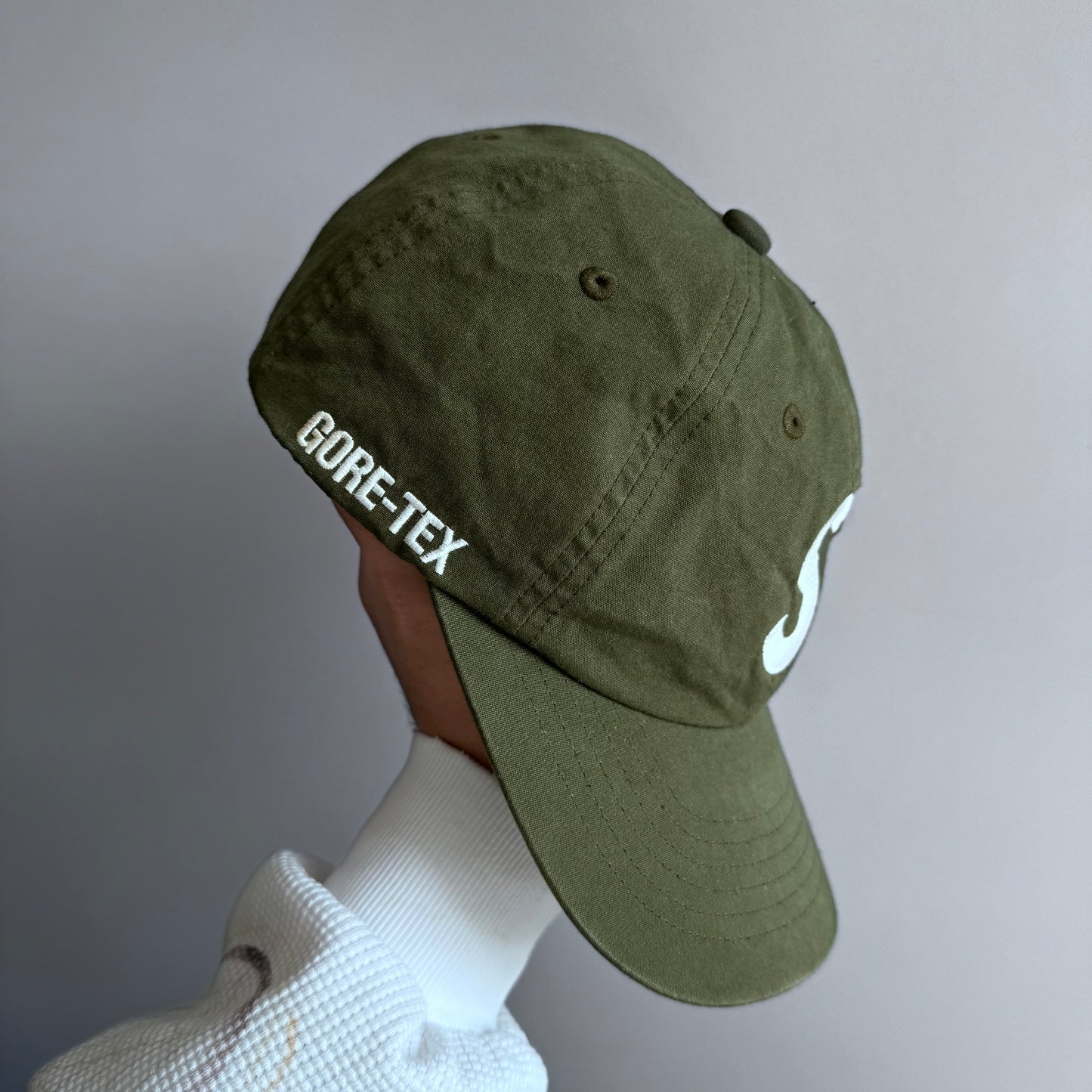 Supreme Gore-Tex S Logo Cap Green