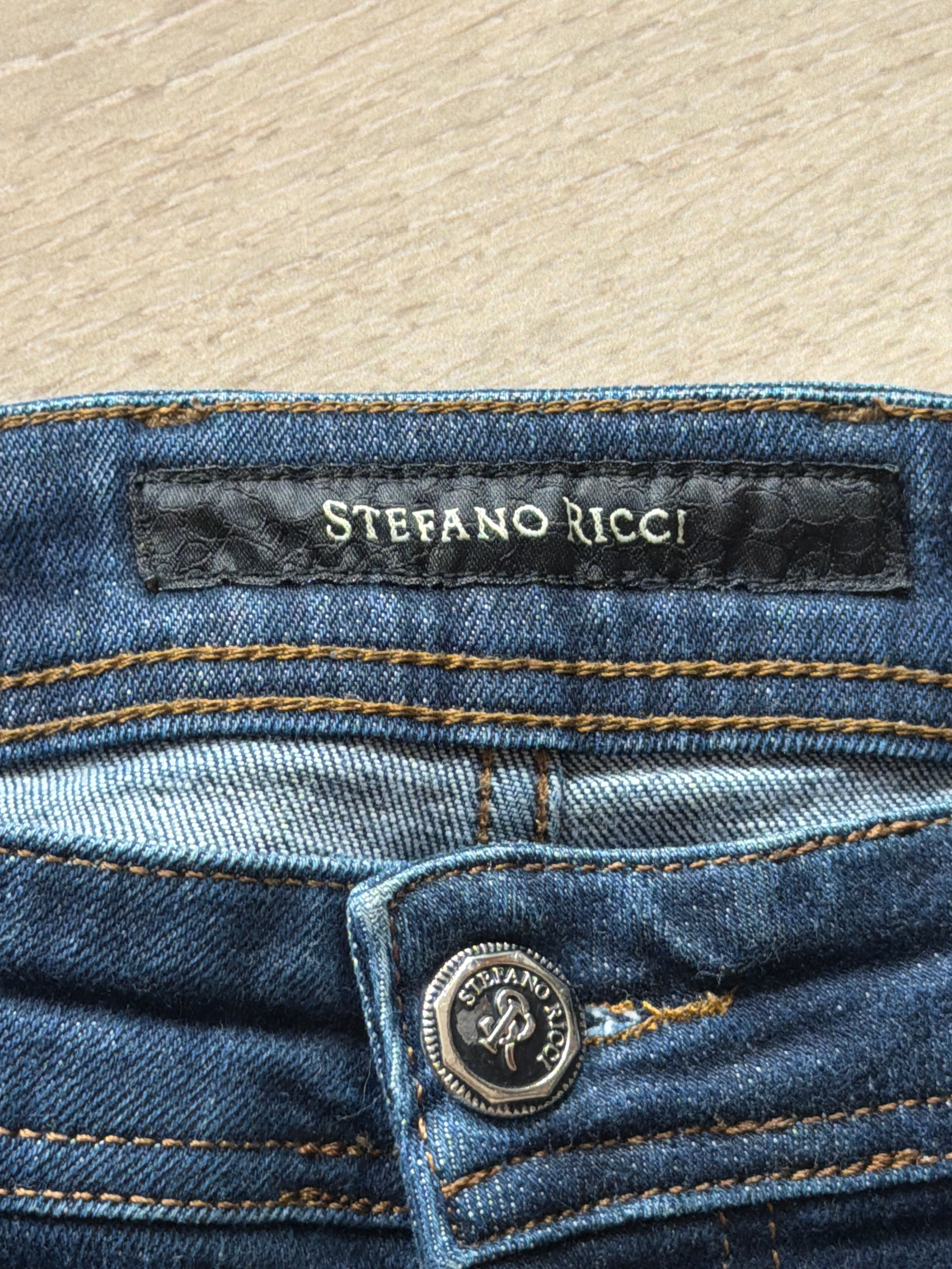 Stefano Ricci Straight Fit Denim Jeans