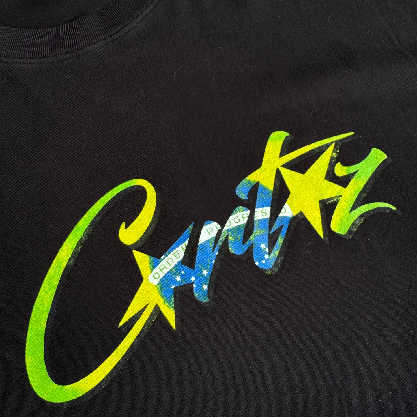 Corteiz Brasil Black Tee