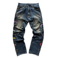 Evisu Paris Exclusive Multipacket Indigo Jeans