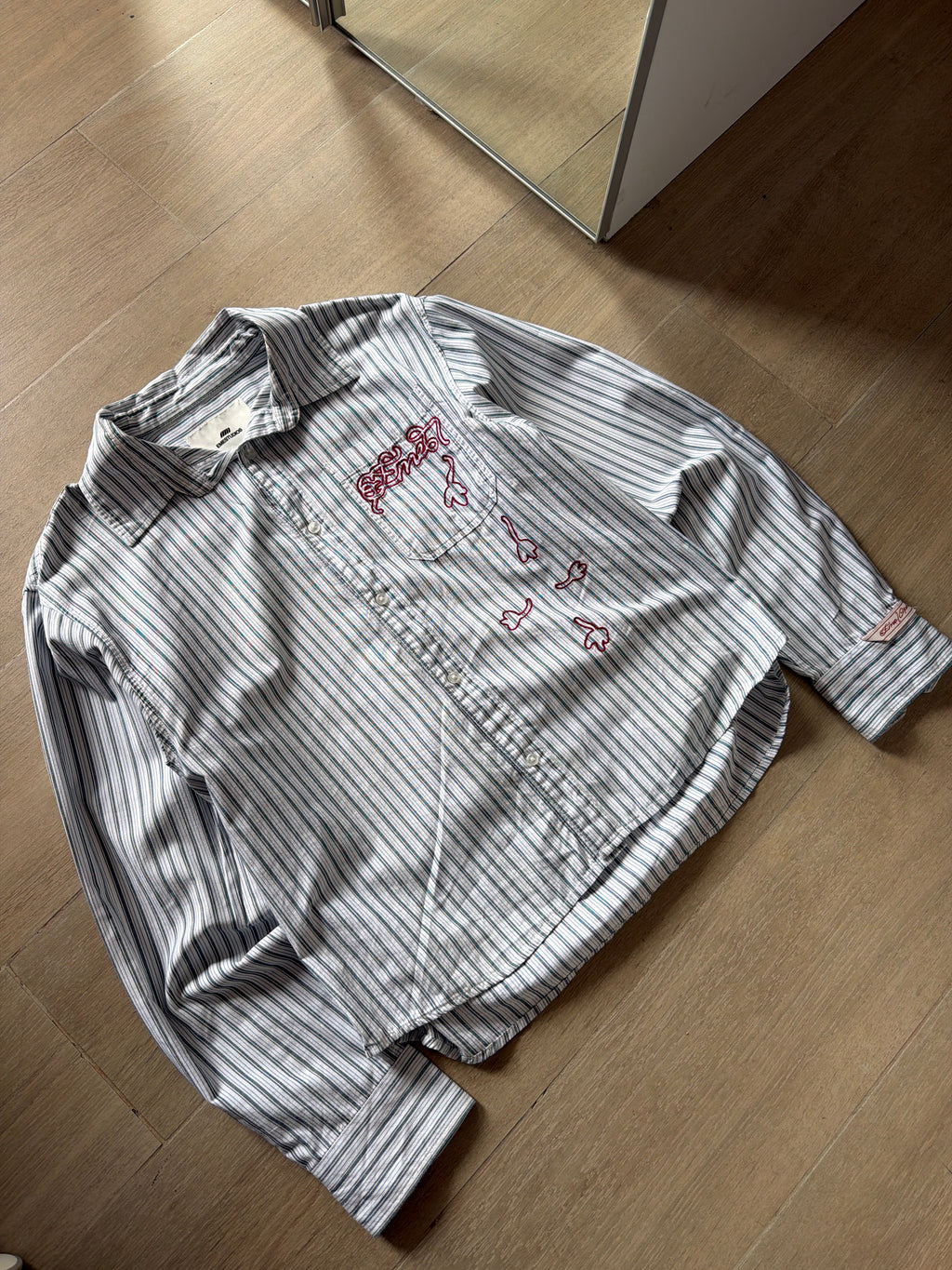 Emestudios Don Boxy Stripped Shirt Gris (M)