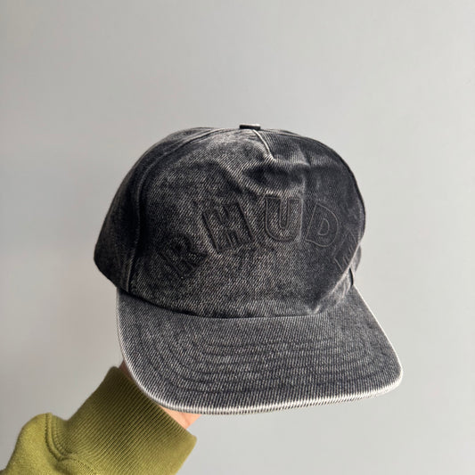 Rhude Washed Denim Logo Hat