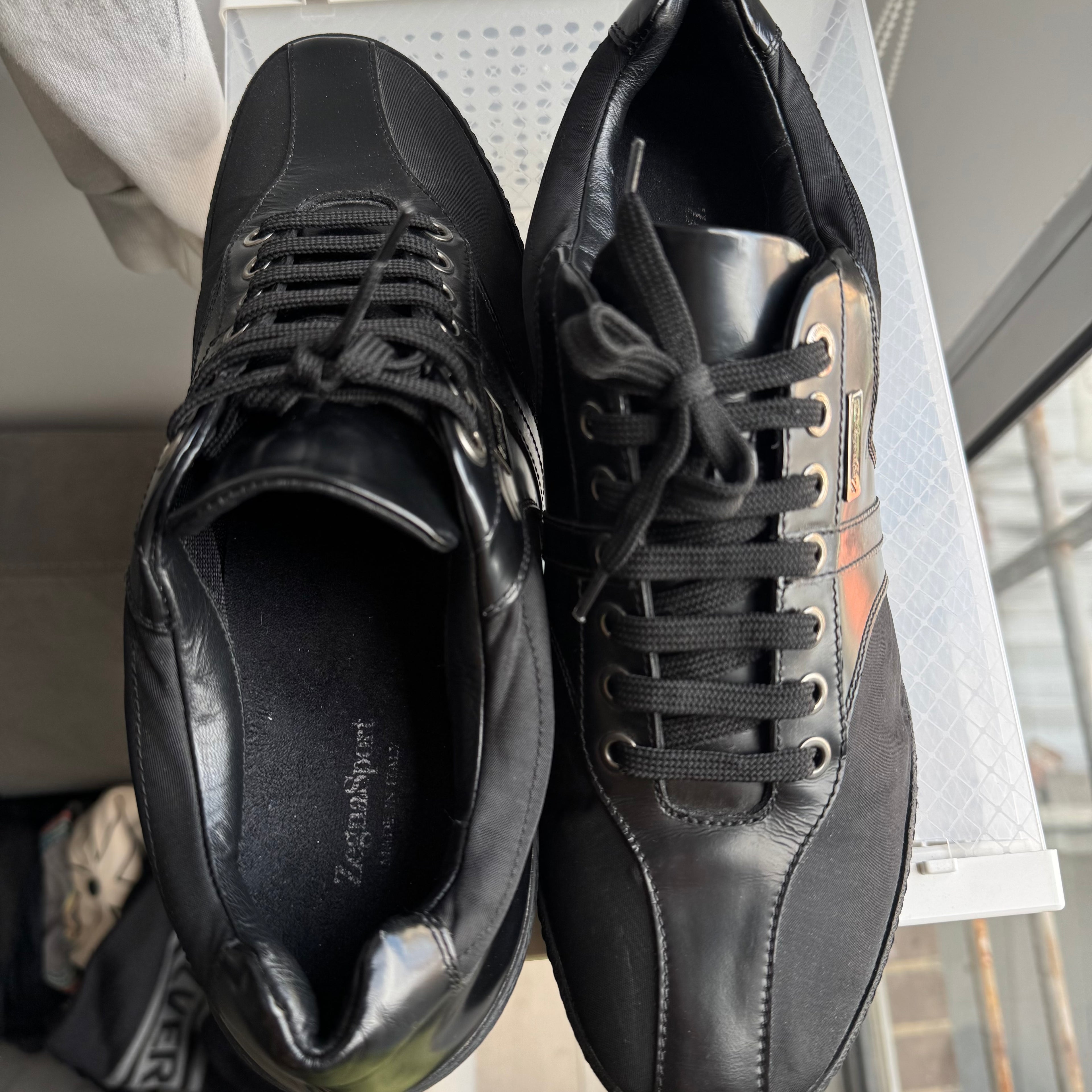 Zegna Sport Leather Sneakers