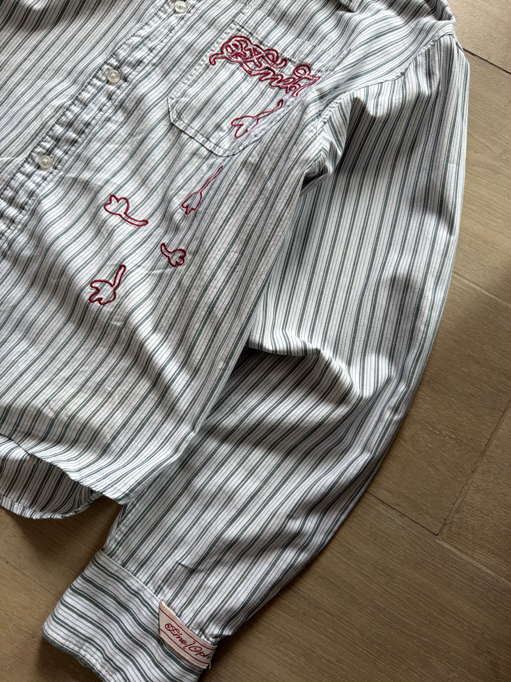 Emestudios Don Boxy Stripped Shirt Gris (M)