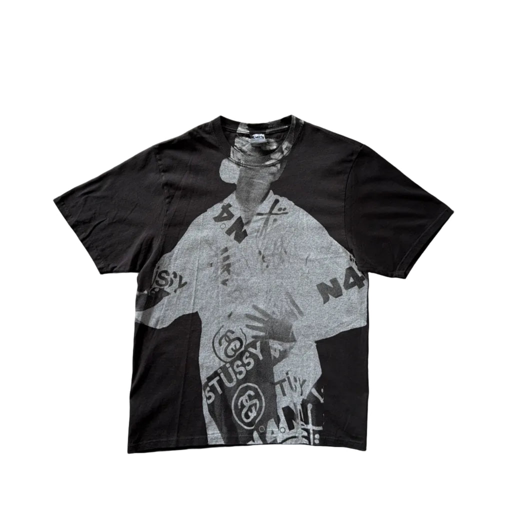 Stüssy Lady Paris Pigment Tee Black/White (M)