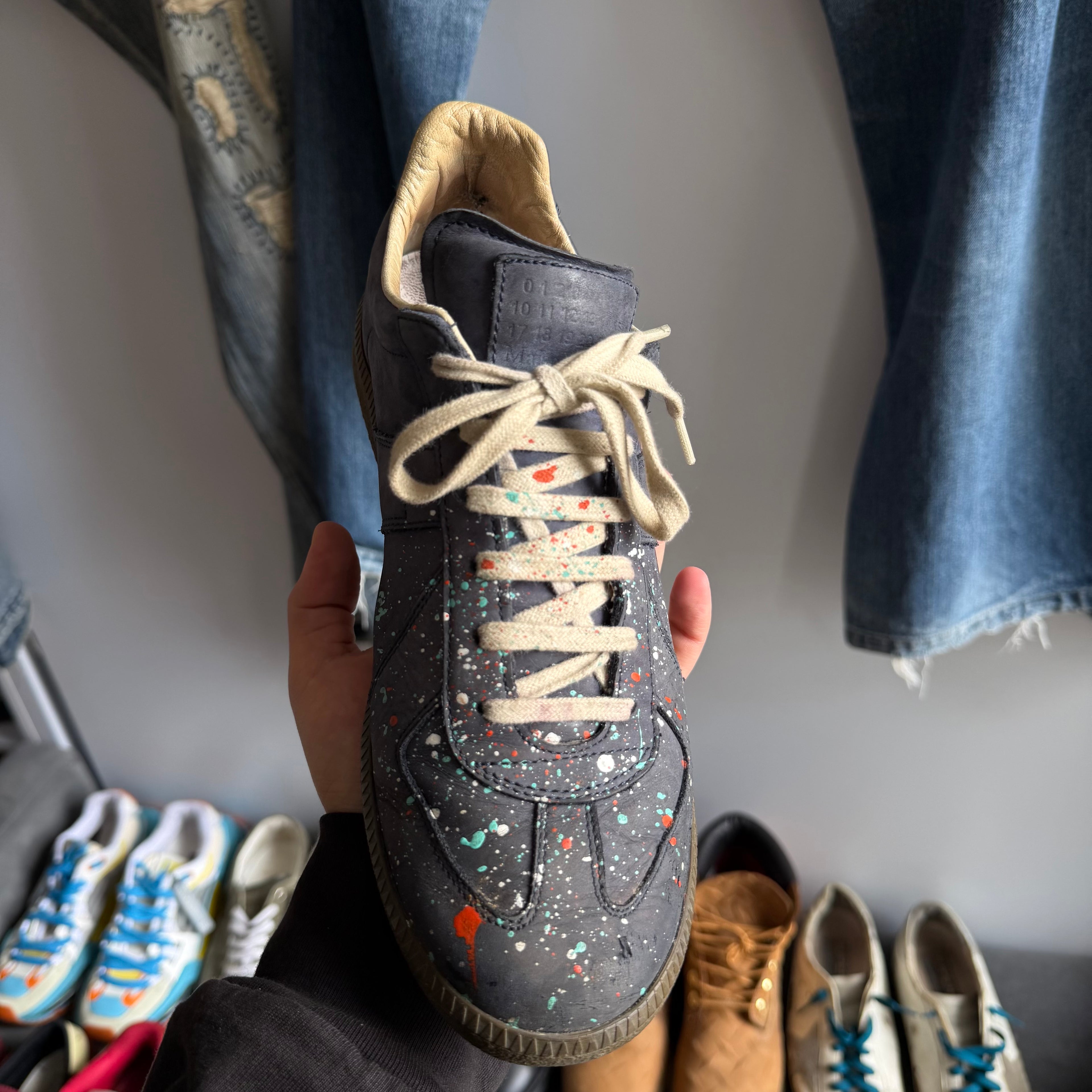 Maison Margiela Paint Splatter Replica GAT Navy