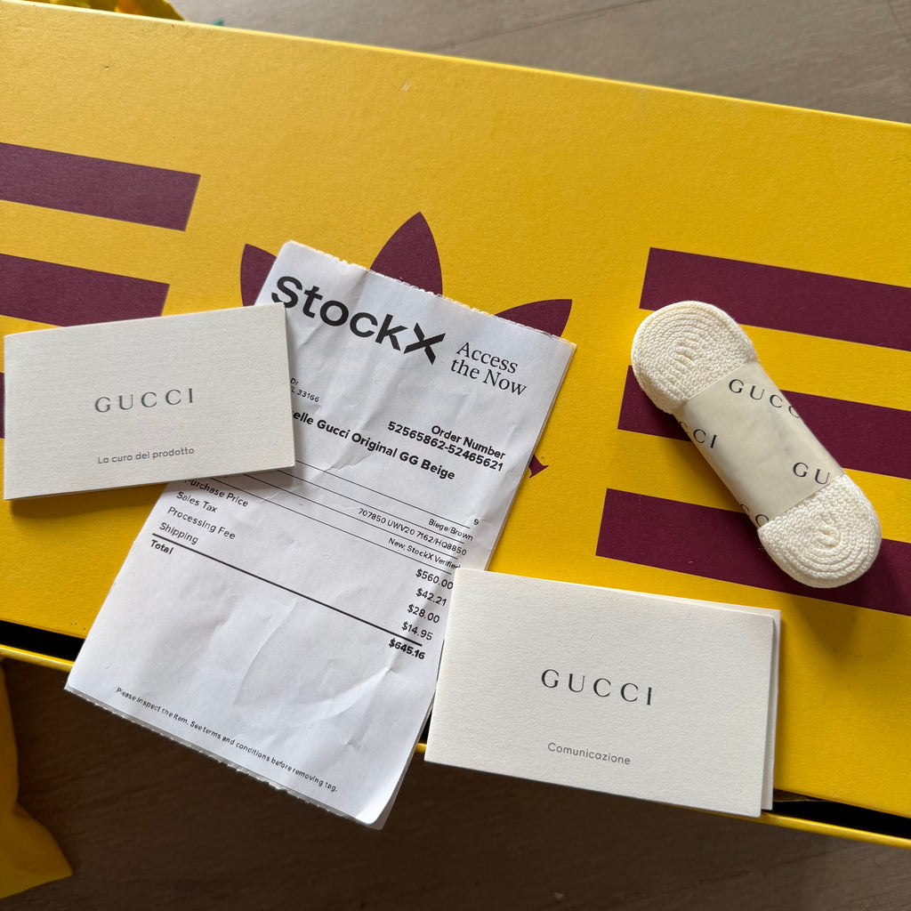 adidas x Gucci Gazelle Original GG Sneakers (9US)