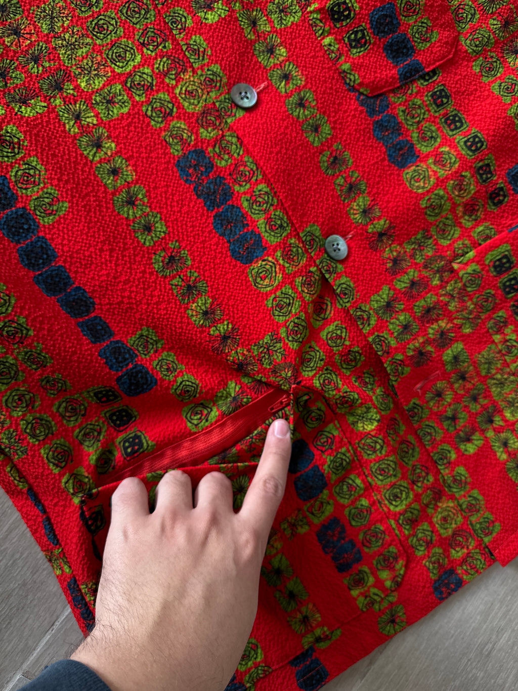 Beams Plus Japón Beach Monogram Shirt