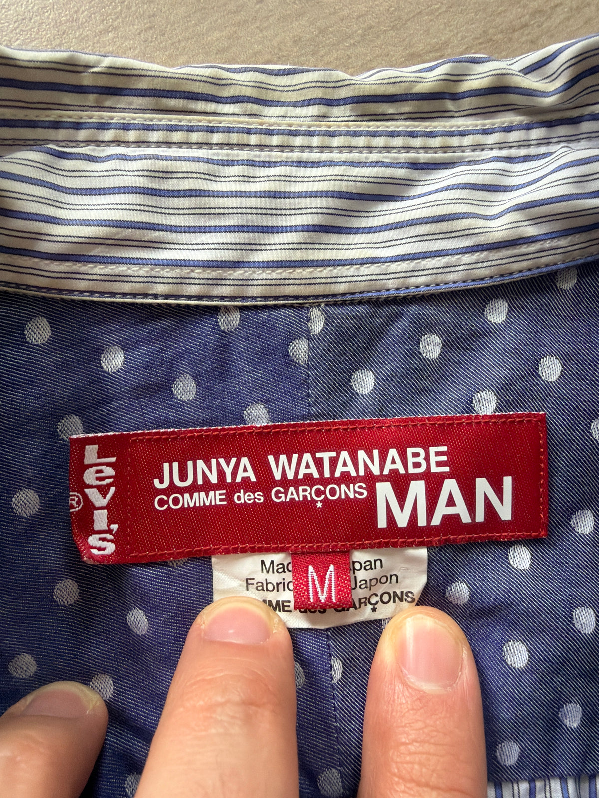 Junya Watanabe MAN Comme Des Garçons x Levi's Oversized Hybrid Shirt Jacket (M)