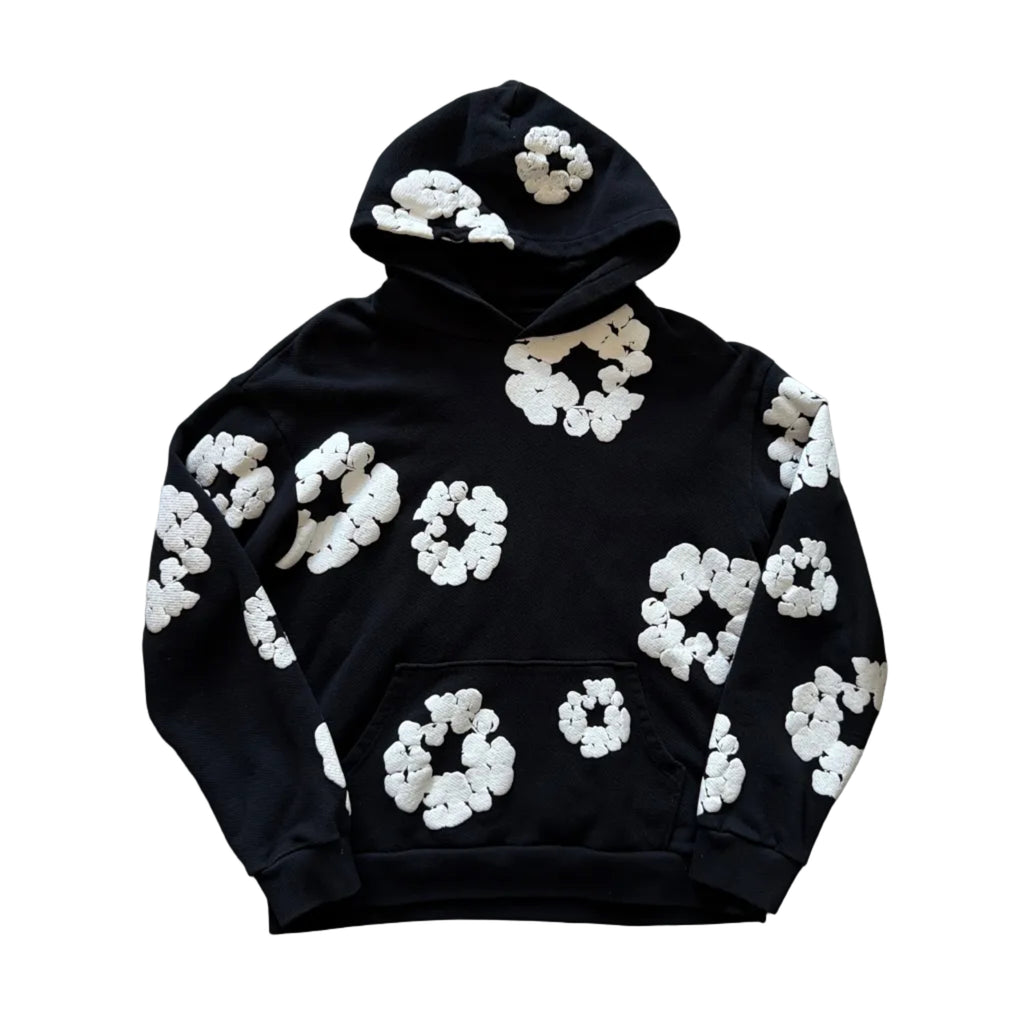 Denim Tears Cotton Wreath Sweatshirt Black (M)