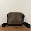 Louis Vuitton District Messenger Bag PM Brown Macassar Monogram Canvas