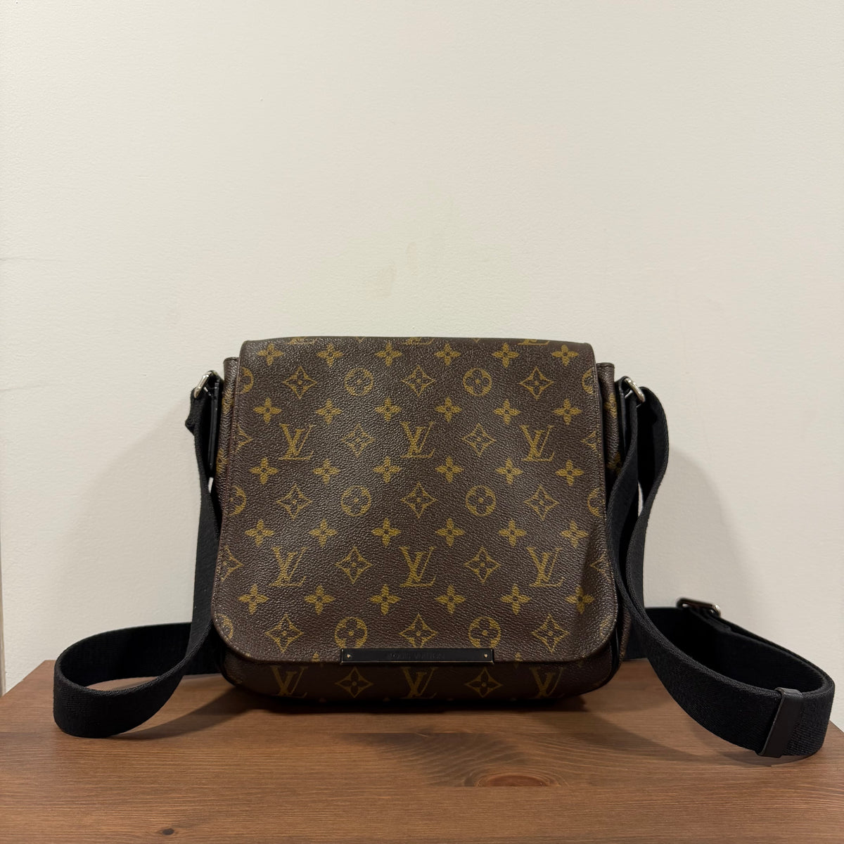 Louis Vuitton District Messenger Bag PM Brown Macassar Monogram Canvas
