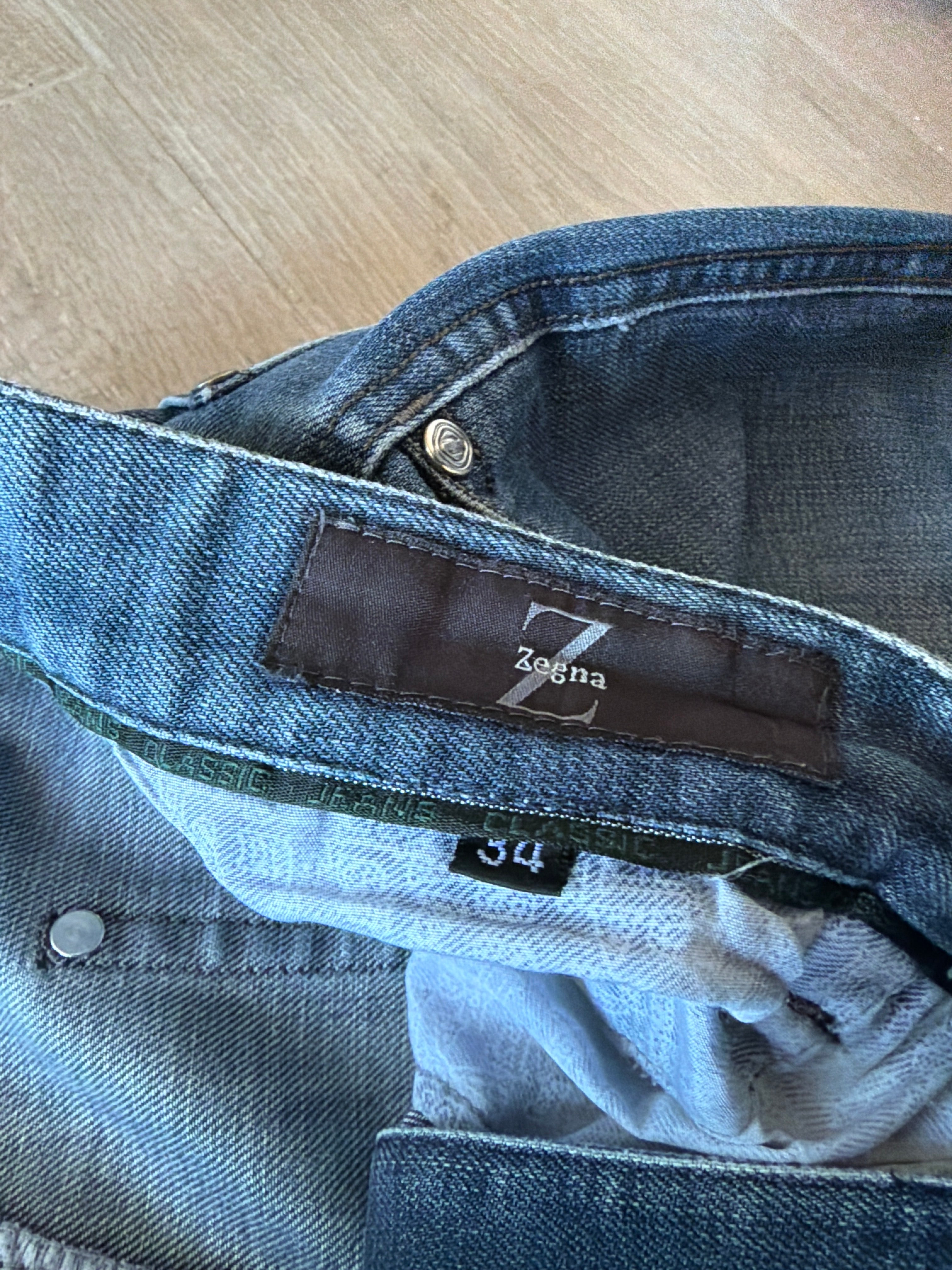 Ermenegildo Zegna Classic Fit Bootcut Jeans