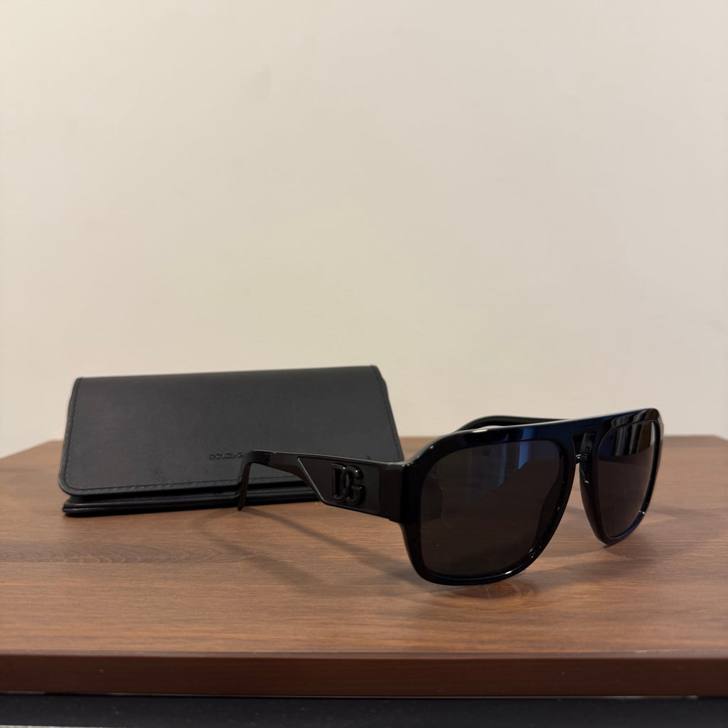 Dolce & Gabanna DG Crossed Sunglasses Black