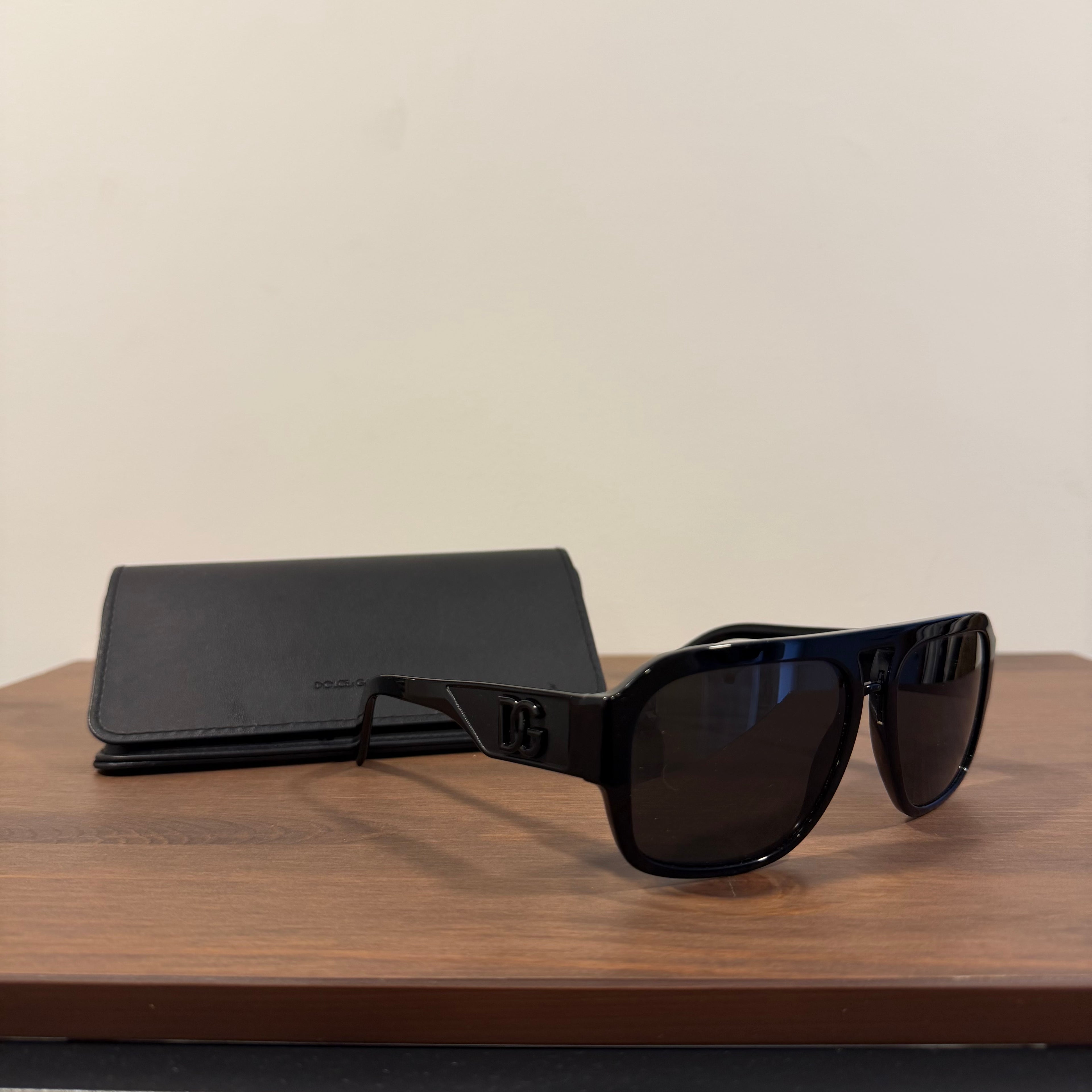 Dolce & Gabanna DG Crossed Sunglasses Black