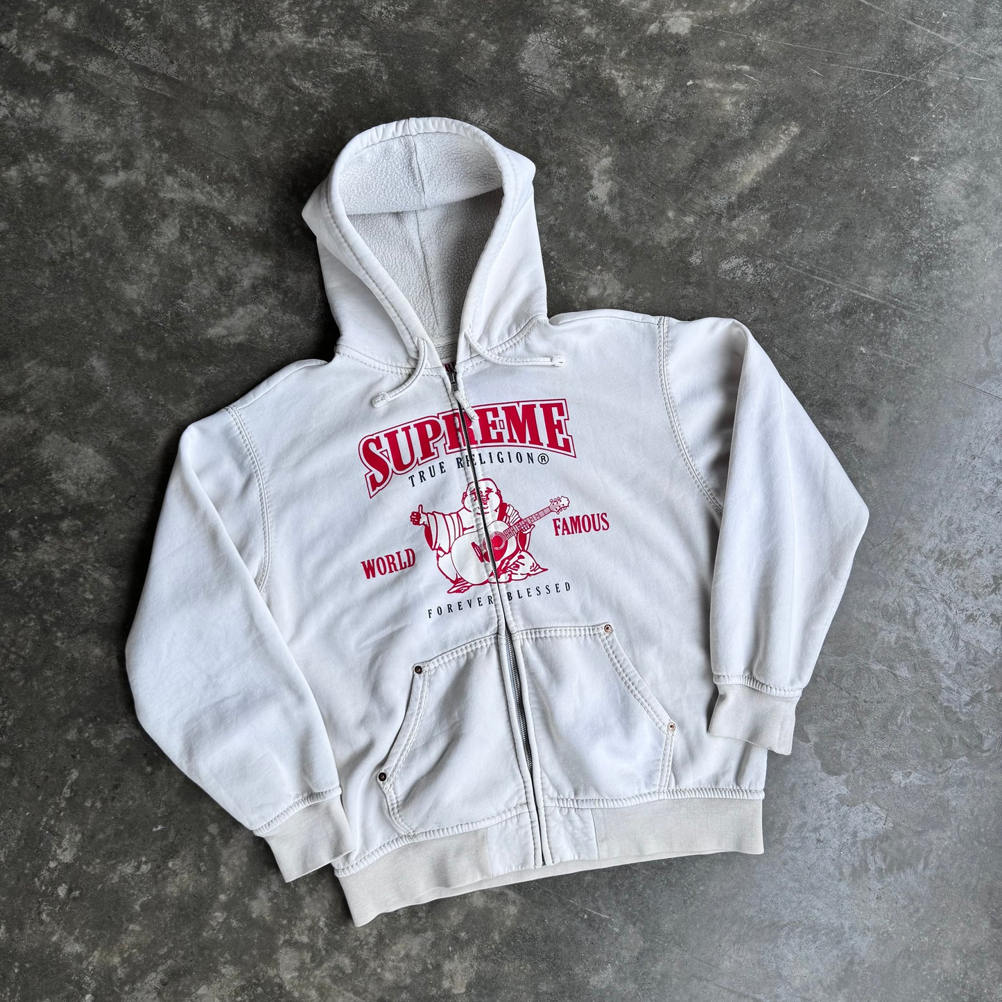 Supreme x True Religion Zip Up Hoodie
