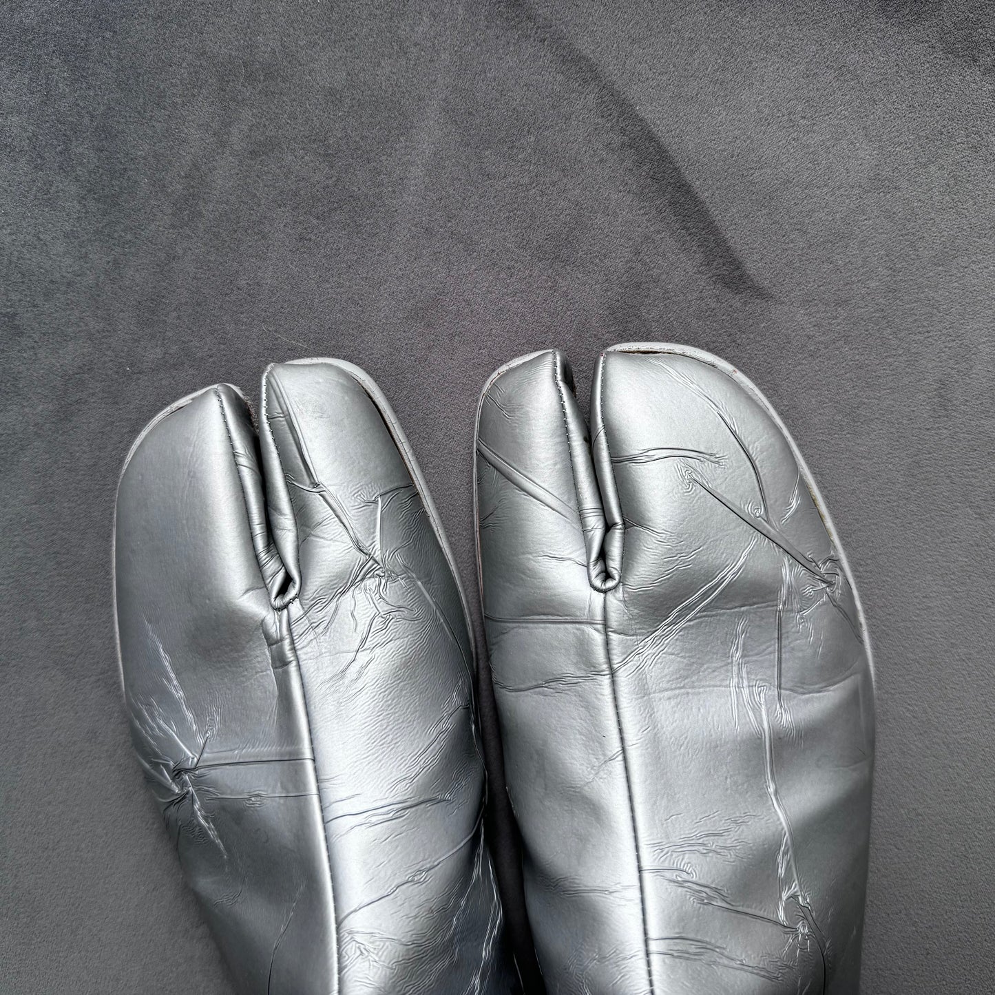 Maison Margiela Metallic Grey Tabi