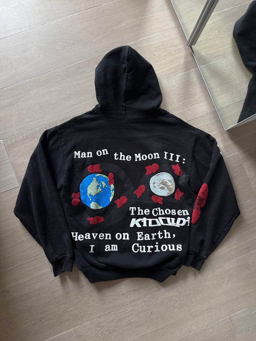 FW20 Kid Cudi x Cactus Plant Flea Market MOTM III “I AM CURIOUS” Hoodie Black