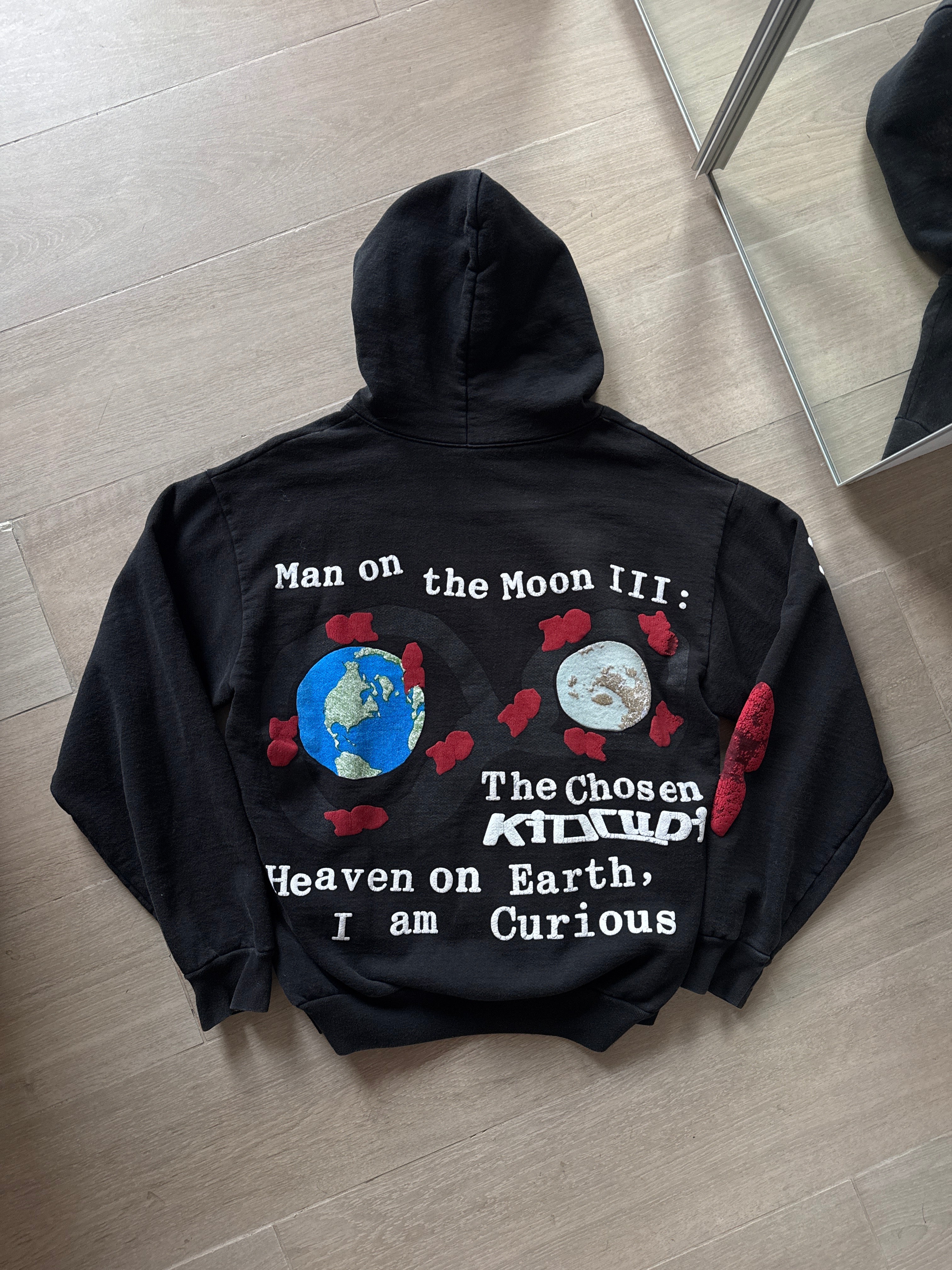 FW20 Kid Cudi x Cactus Plant Flea Market MOTM III “I AM CURIOUS” Hoodie Black