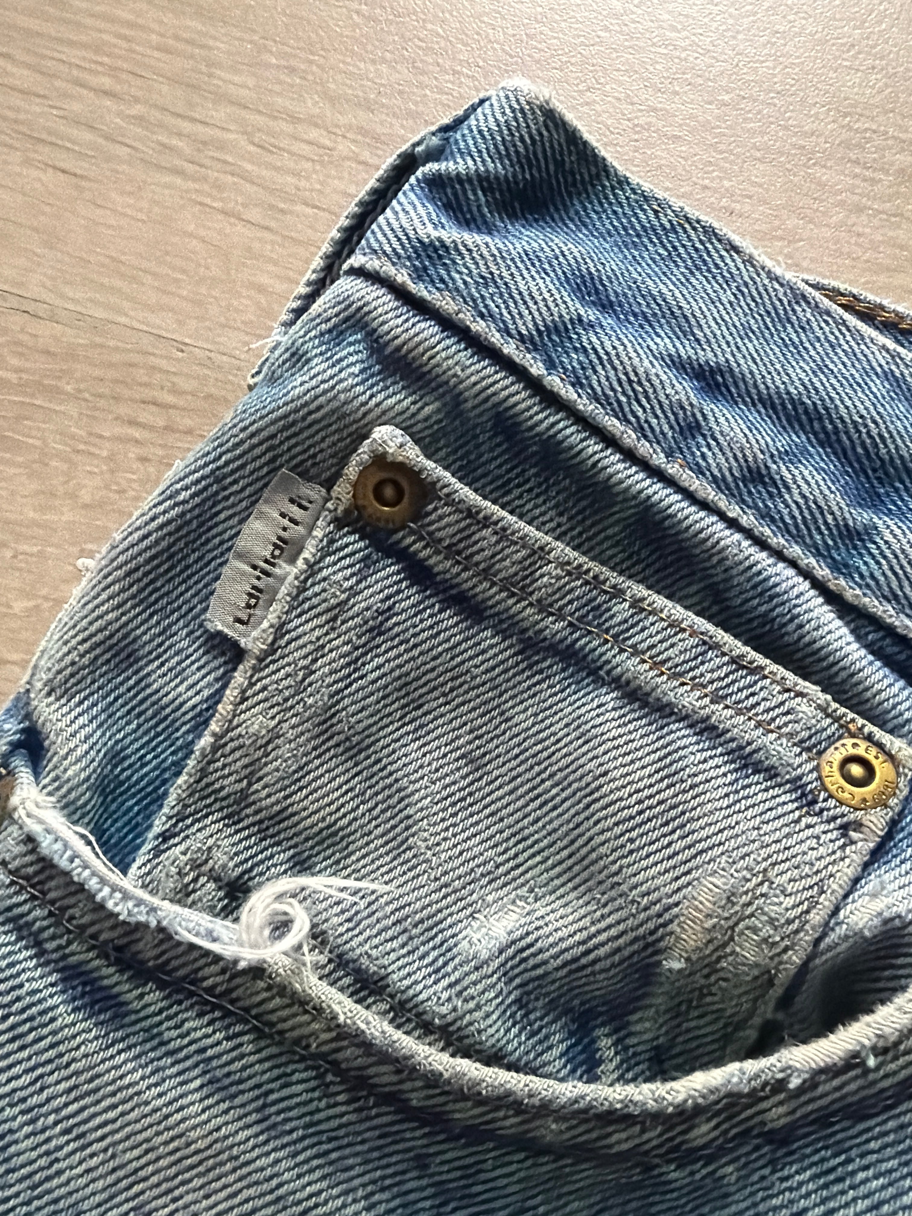00s Carhartt Trashed Denim Jeans