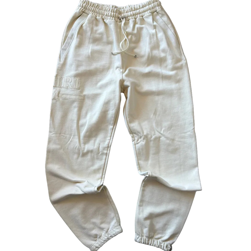 Amiri MA Logo Track Pant Cream