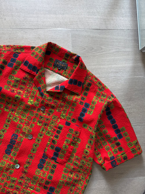 Beams Plus Japón Beach Monogram Shirt