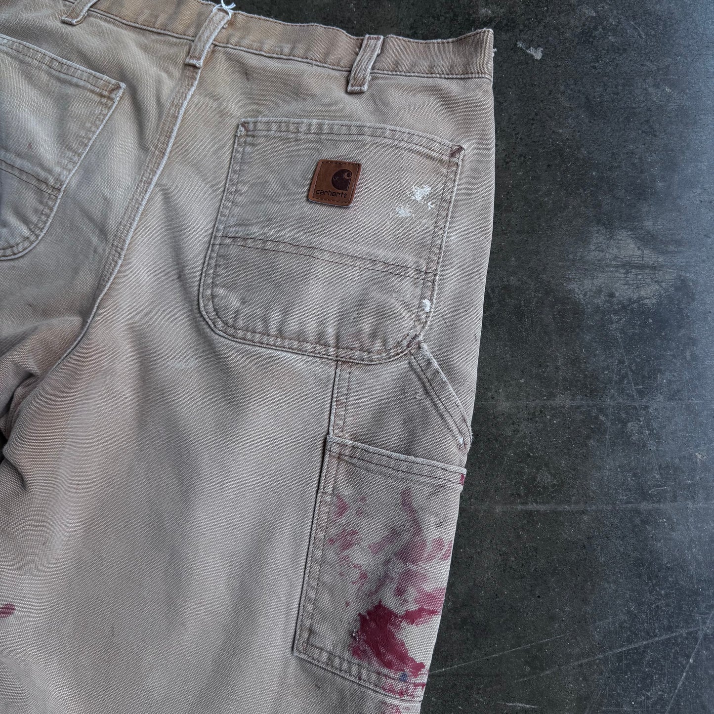 Vintage Carhartt Carpenter Pants “Tan” 34w