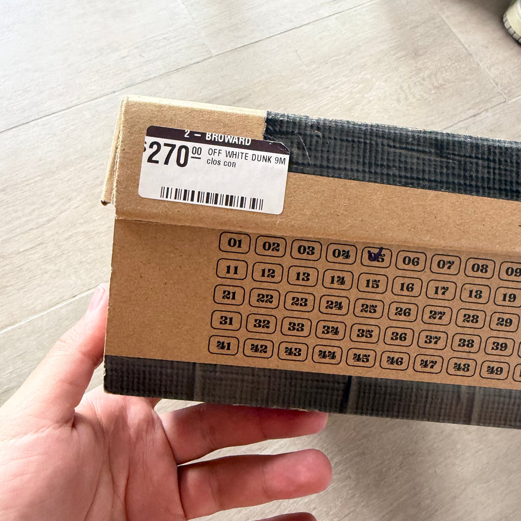 Nike x Off-White Dunk Low Lot 5 (9US)