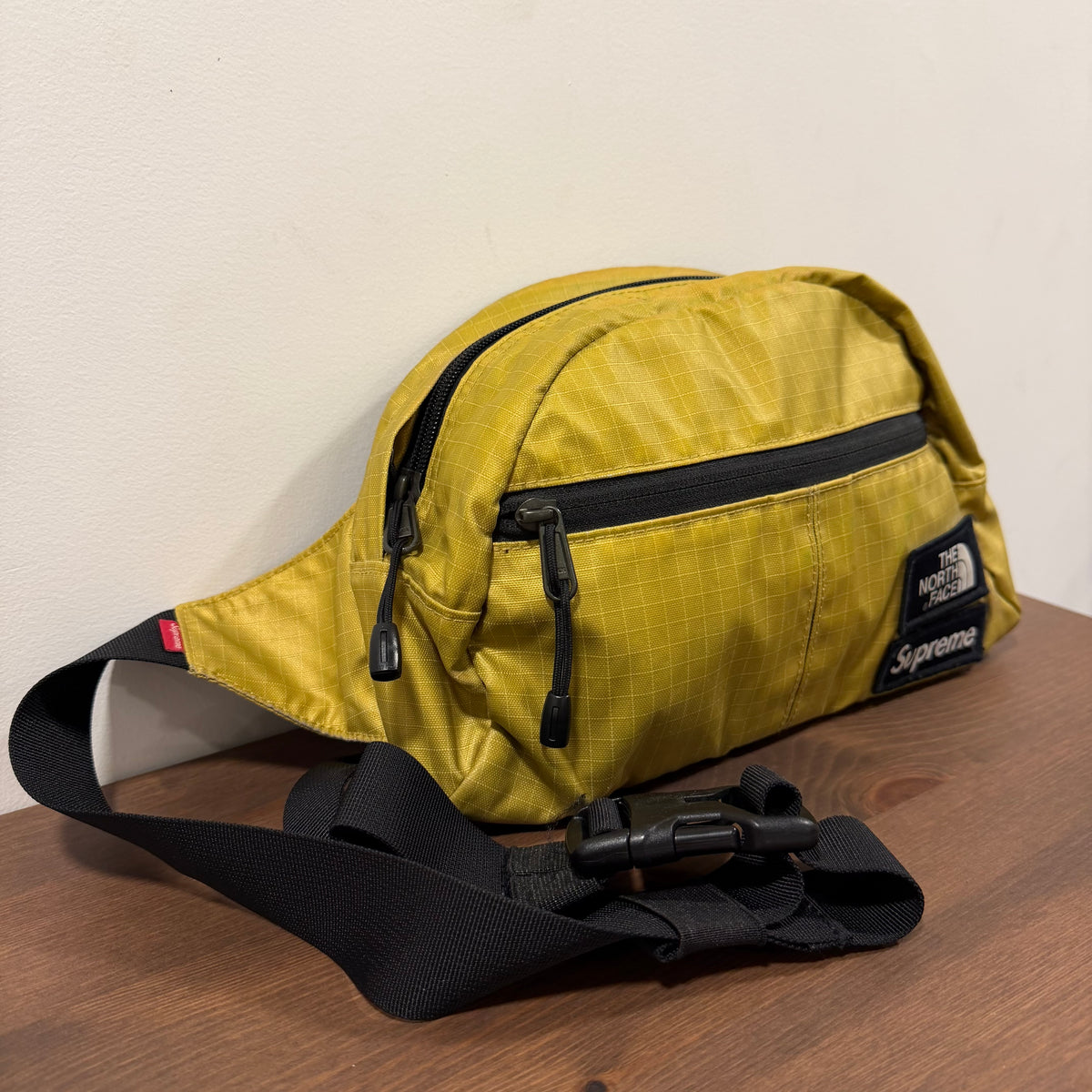 Supreme x The North Face Metallic Roo II Lumbar Pack Gold