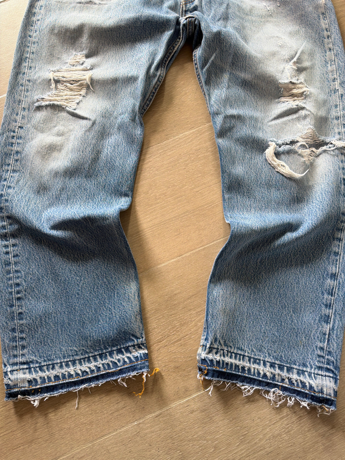 1990s Levi 501 “Distressed” Denim Jeans (37w)