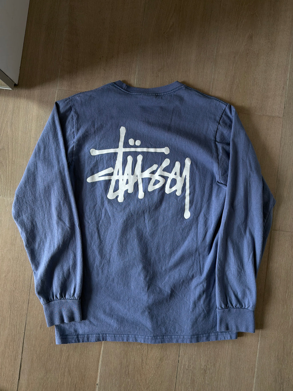 Stüssy Basic Logo Longsleeve Blue