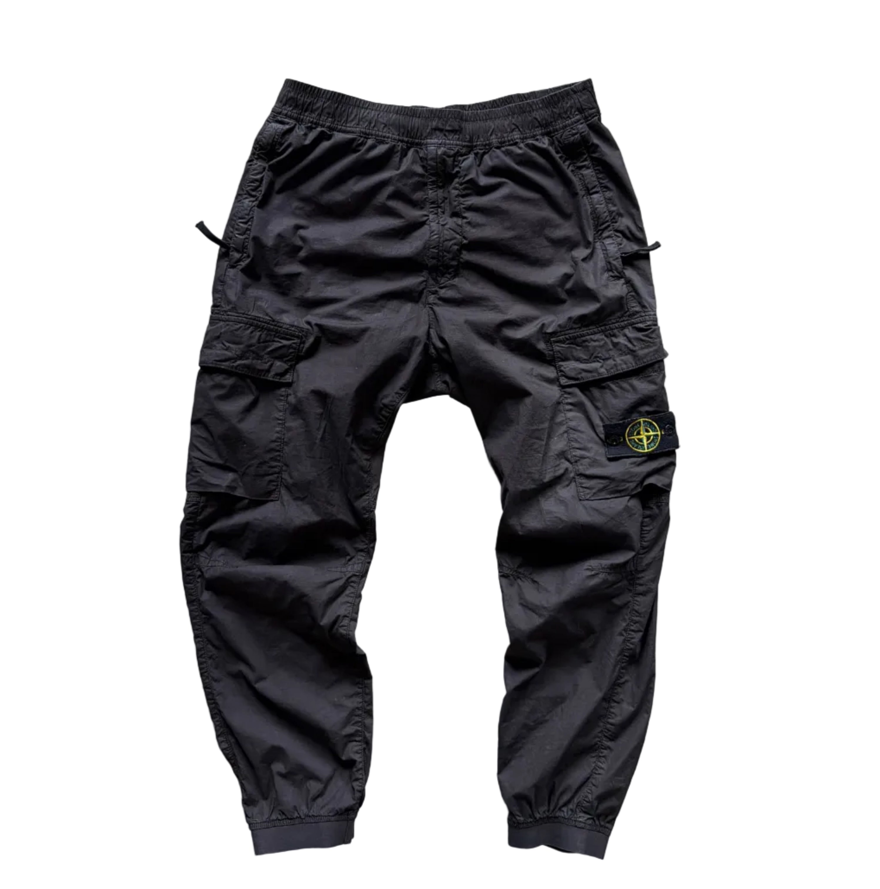 Stone Island Cargo Jogger Pants Black