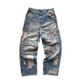Derschutze Blossom Patchwork Washed Denim (31w)