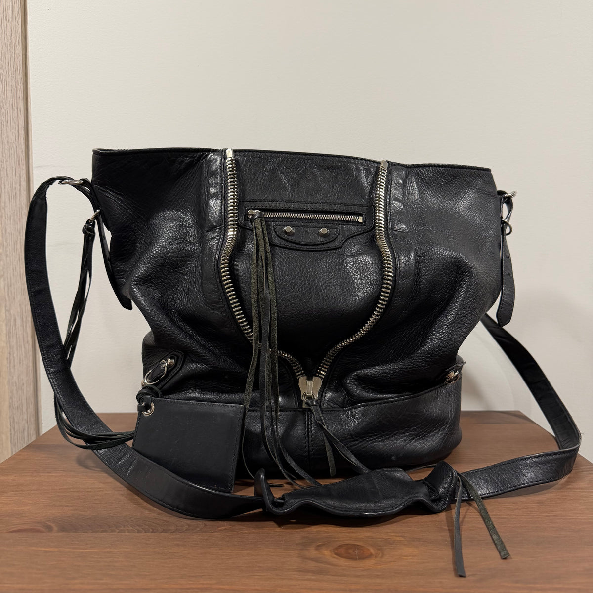 Balenciaga “Papier” Drop Leather Bag