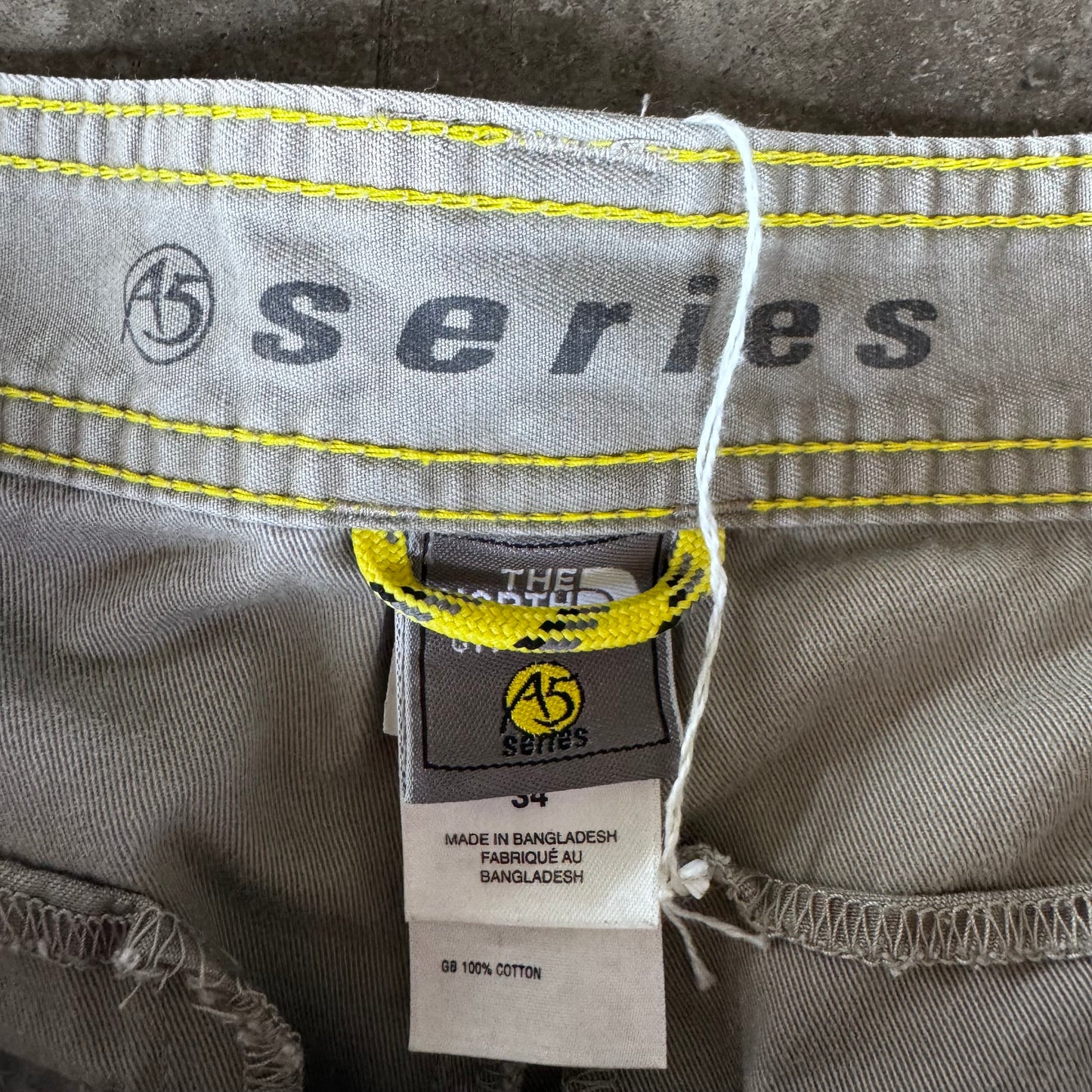 2000s The North Face A5 Series Baggy Cargo Pants “Stone”