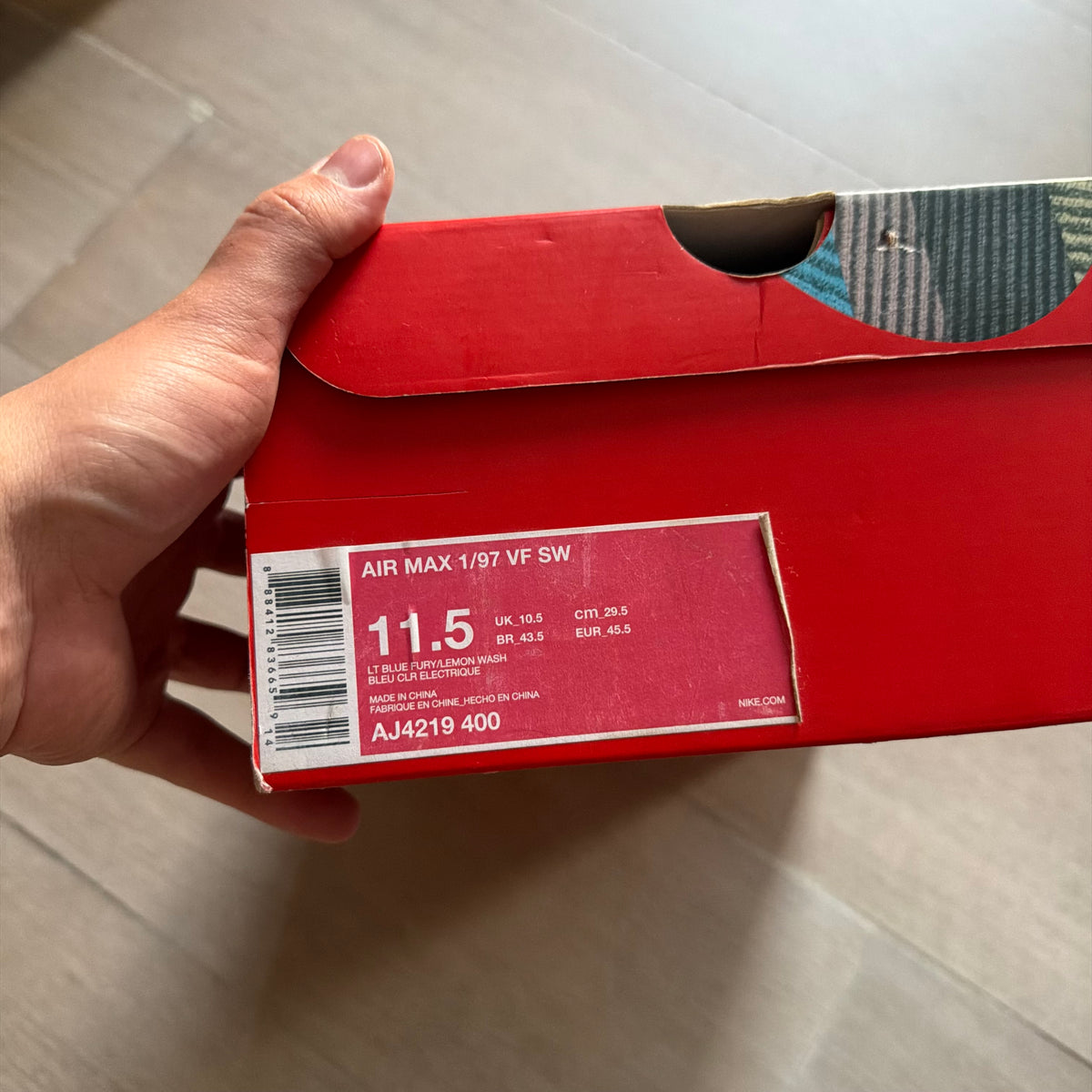 Nike Air Max 1/97 Sean Wotherspoon (10.5/11US)