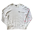 Stüssy Dyed Sleeve Crewneck White