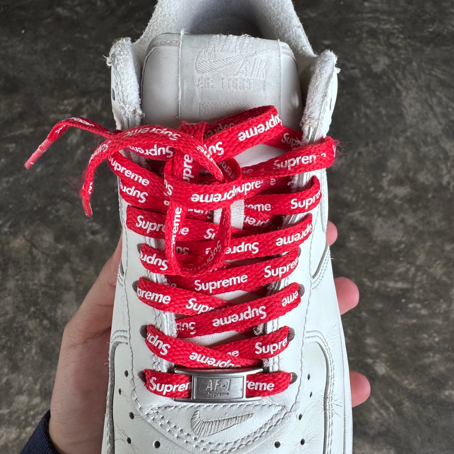 Nike x Supreme AF1 07’ Triple White