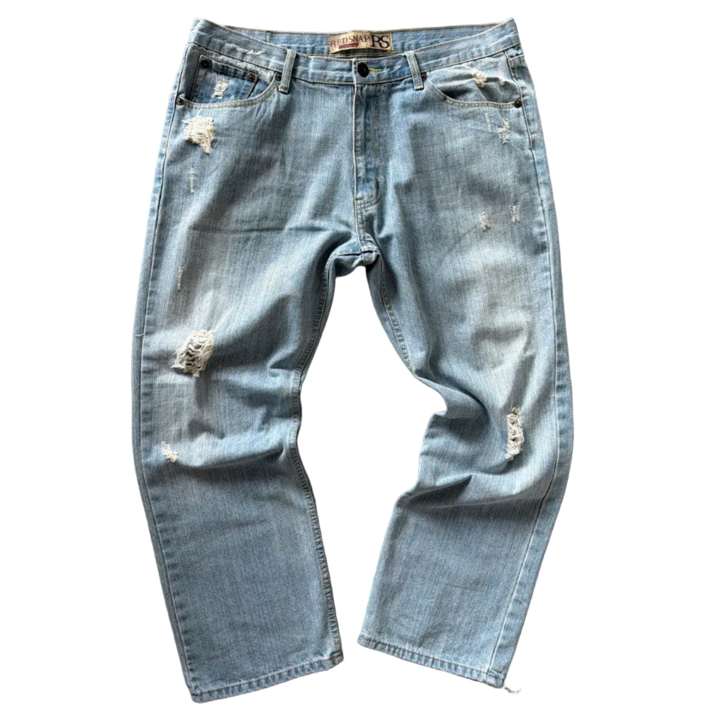 1990s Redsnap Denim Trashed Jeans
