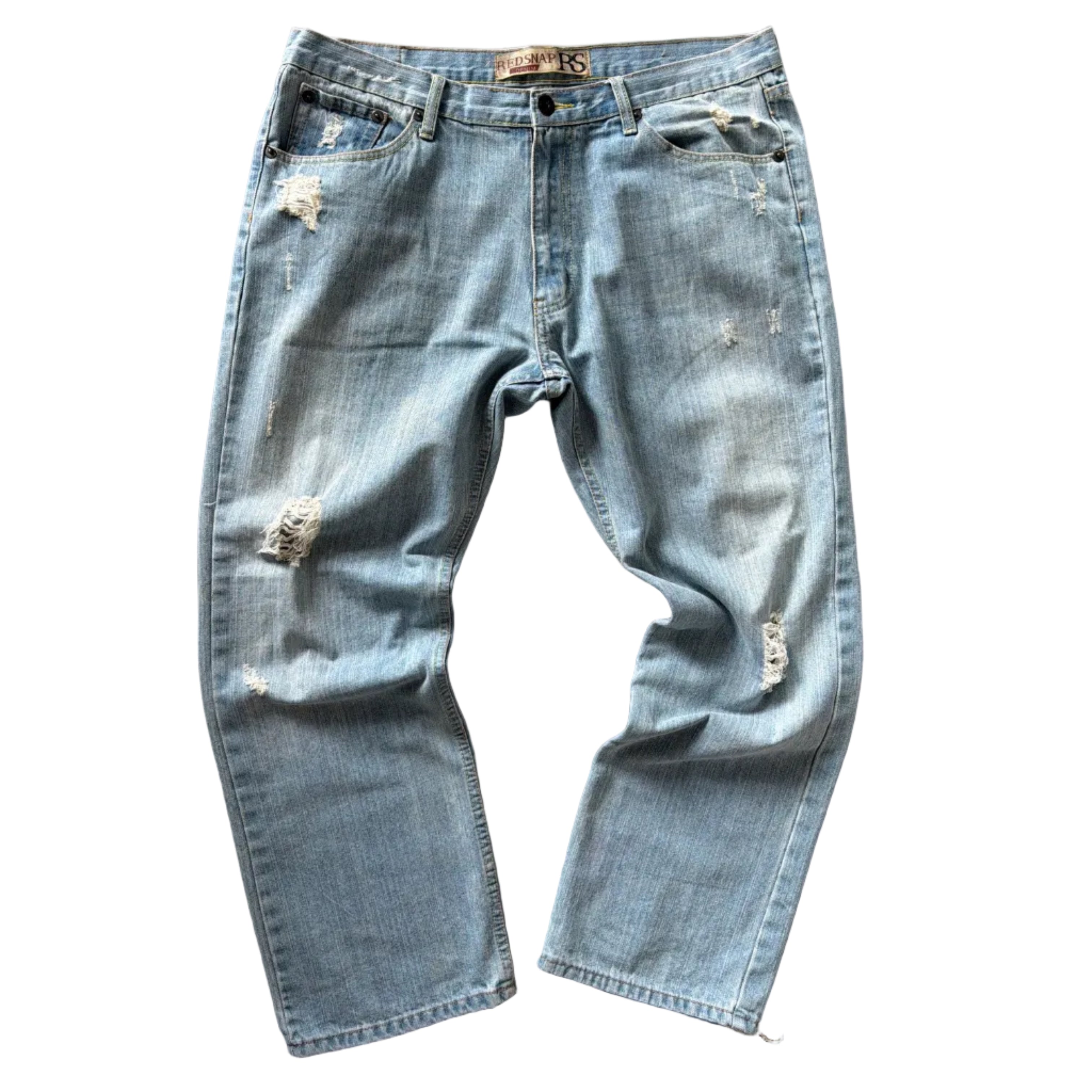1990s Redsnap Denim Trashed Jeans