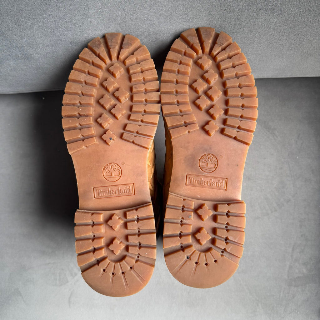 2023 Supreme x Timberland 6” Premium Waterproof Diamond Plate Boots Wheat